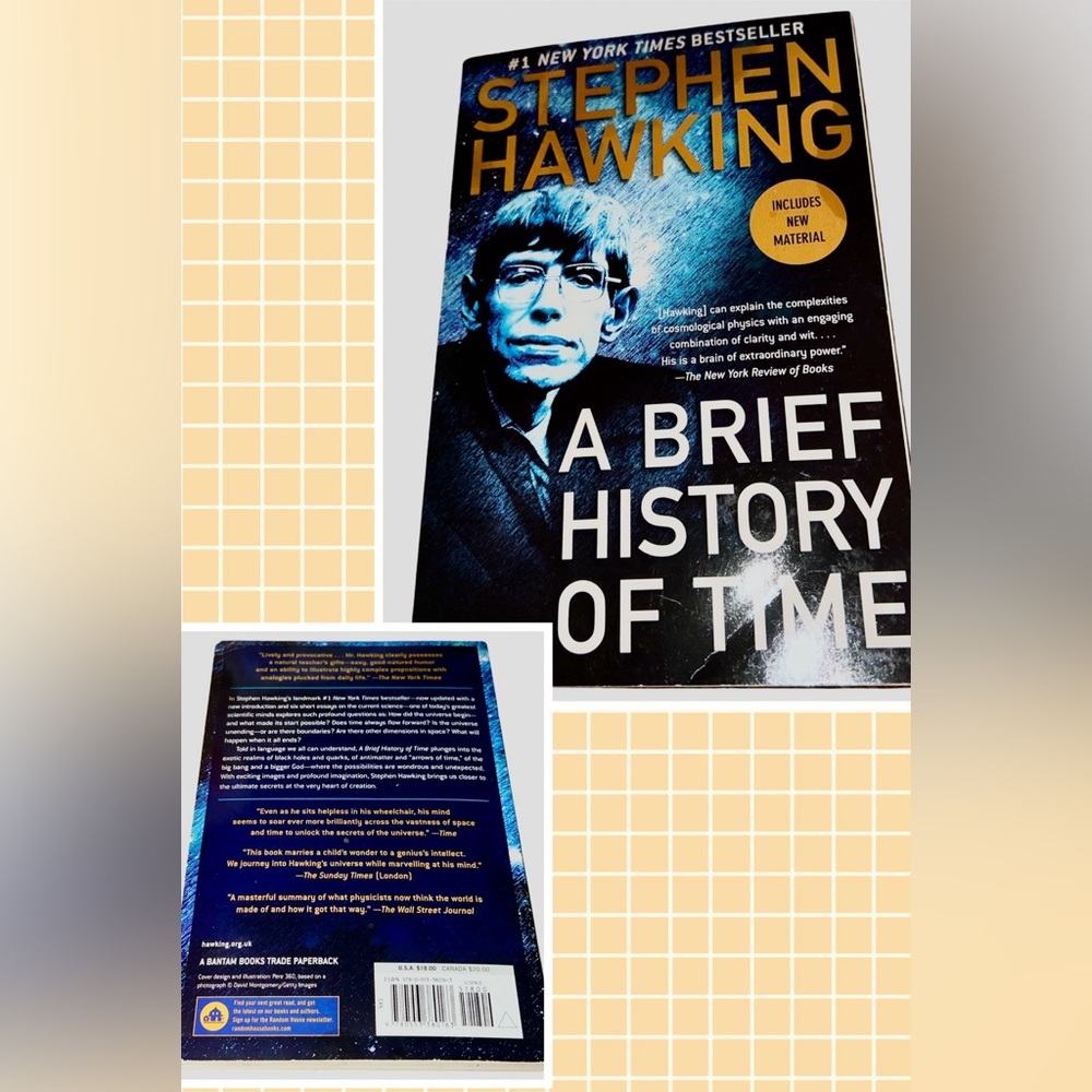 Stephen Hawking - A Brief History of Time book